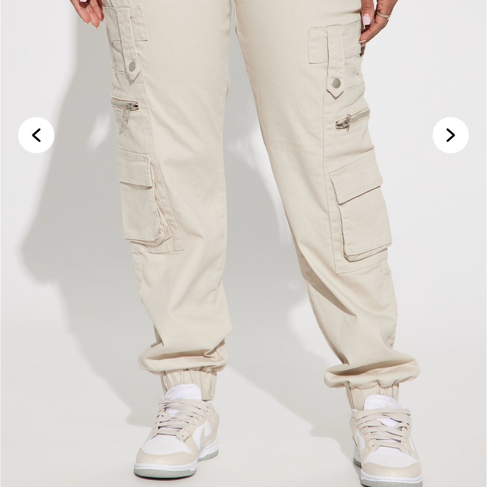 Fashion Nova Exotica Ivory Joggers